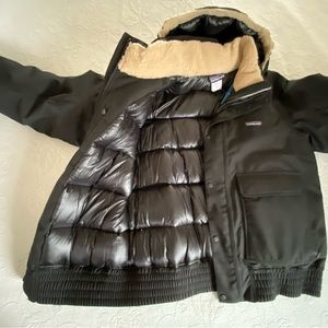 Rare Patagonia Nanuq Goose Down Jacket w/ detachable hood Fall Style 28330F7